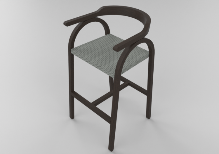 Sedie 3D - Sgabello in legno - Horm - Amilcare Stool - ACCA...