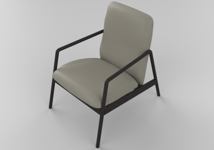 Sedie 3D - Sedia in pelle - Horm - Carnaby - ACCA software