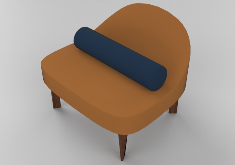 Chairs and Sofas 3D - Fabric sofa - Horm - Bla - ACCA...