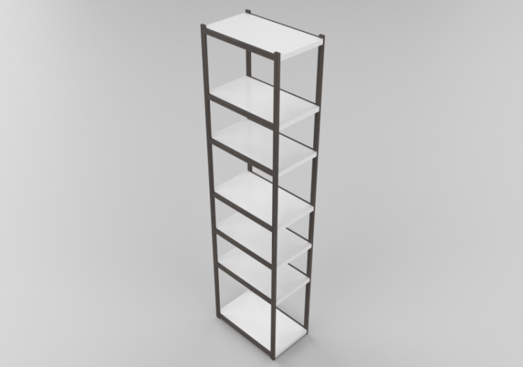 Bibliothèque 3D - Étagère en bois - Horm - 93-08-02 - ACCA...