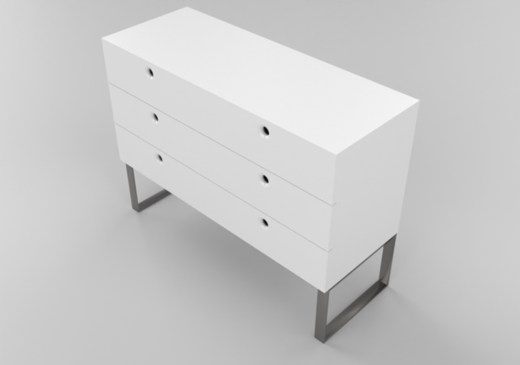 Armadi 3D - Cassettiera a sei cassetti - Horm - Anish...