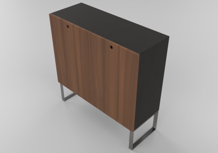 Meubles 3D - Meuble à deux vantaux - Horm - Anish - ACCA...