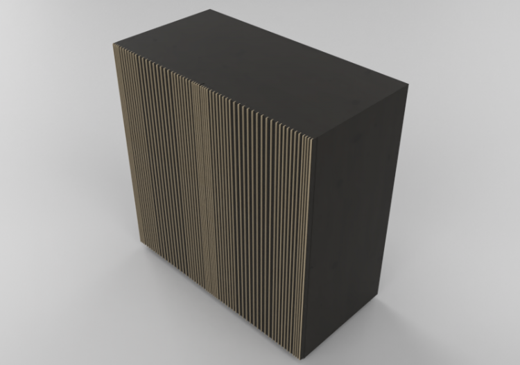 3D Furniture - Two door panel cabinet - Horm - Carlos -...
