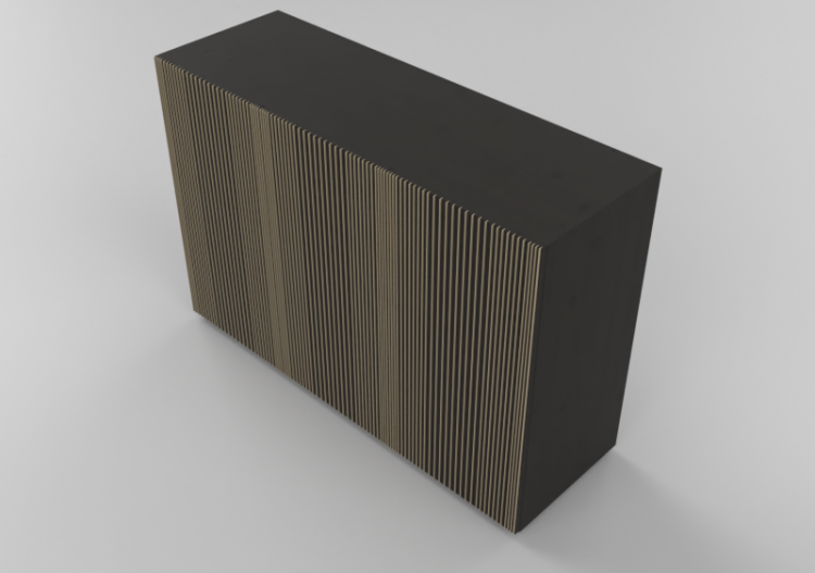 3D Furniture - Three door cabinet - Horm - Carlos - ACCA...