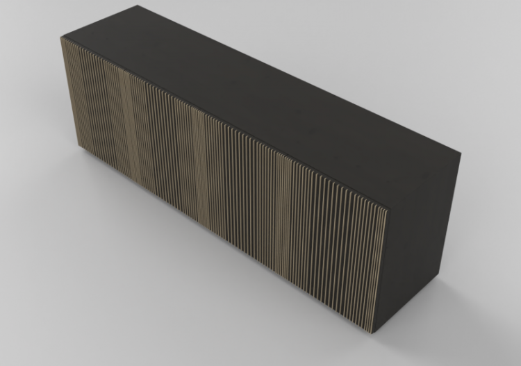 Muebles 3D - Mueble con cuatro hojas - Horm - Carlos - ACCA...