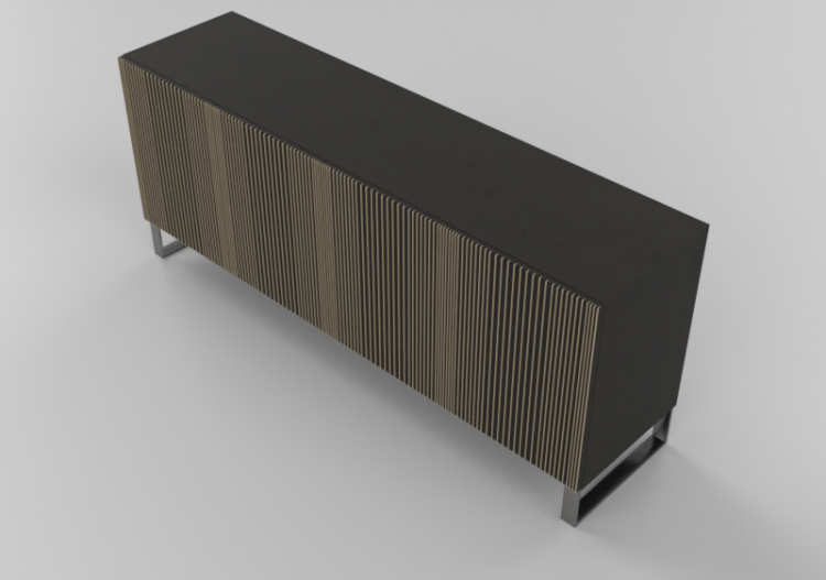 Muebles 3D - Mueble con cuatro hojas - Horm - Carlos - ACCA...