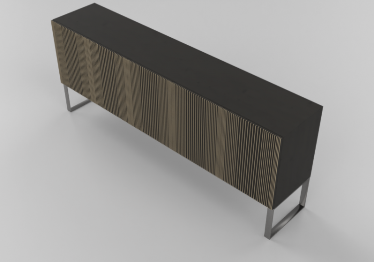 Muebles 3D - Mueble con cinco hojas - Horm - Carlos - ACCA...