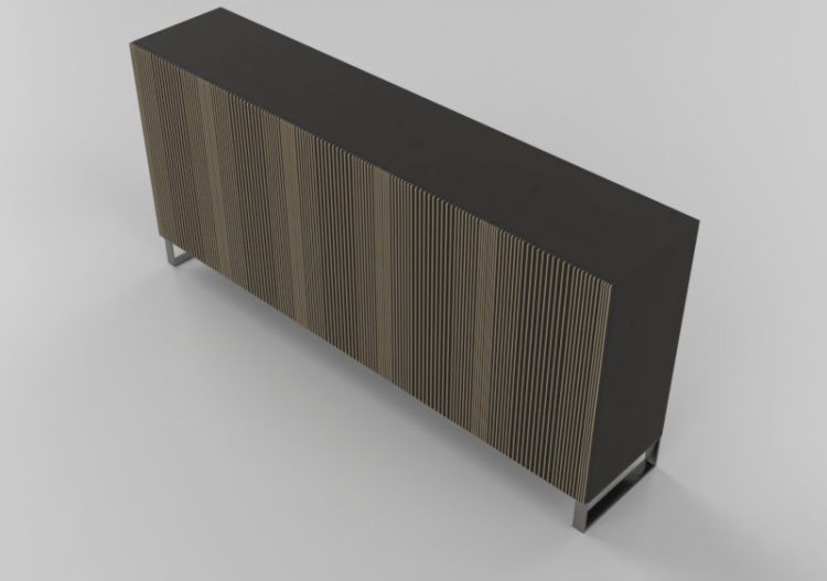 3D Möbel - Schrank mit 5 Türen - Horm - Carlos - ACCA...