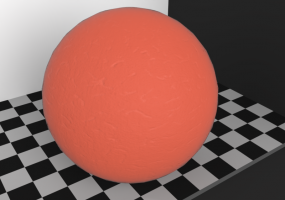 Texture enduit vermiculé - Orange saumon