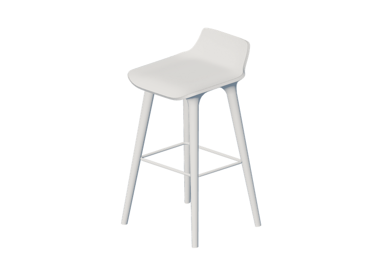 Sedie 3D - Sedia da bar in plastica - Kare - York - 87737 -... Sedie 3D - Sedia da bar in plastica - Kare - York - 87737 -...