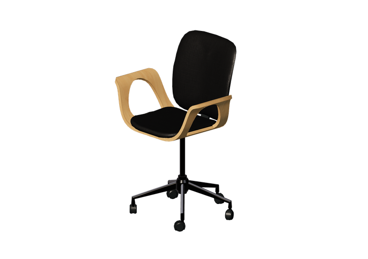 Cadeira 3D - Cadeira de escritório de tecido - Kare -... Cadeira 3D - Cadeira de escritório de tecido - Kare -...