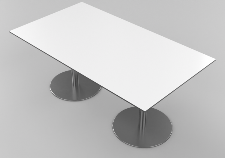 Mesas 3D - Mesa de madera rectangular - Casala - Centre -...