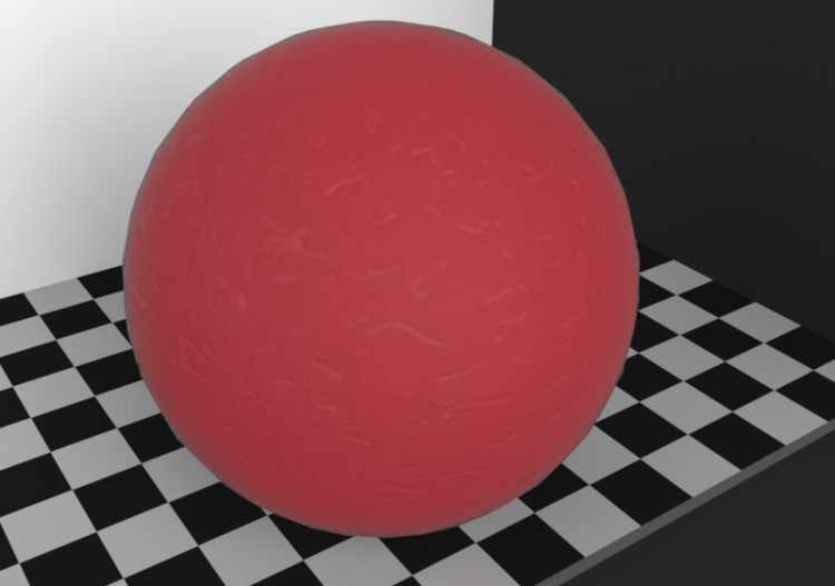 Texture enduit vermiculé - Rouge oriental - ACCA software