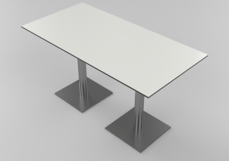 Mesas 3D - Mesa de madera rectangular - Casala - Centre -...