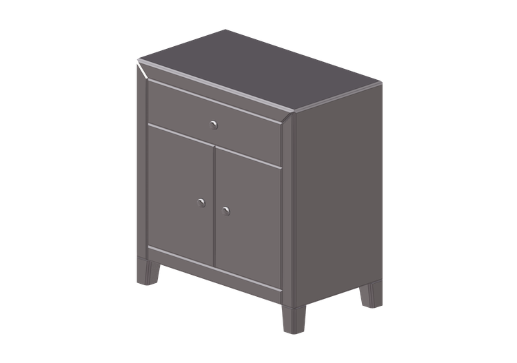 Wardrobes and Cabinets 3D - Metal chest of drawers - Kare -... Wardrobes and Cabinets 3D - Metal chest of drawers - Kare -...