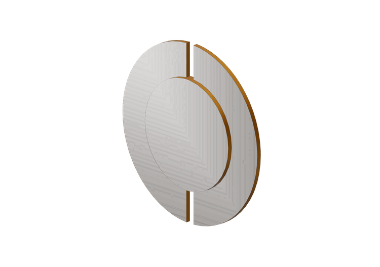 Accessori 3D - Specchio in metallo - Kare - Metro - 87605 -... Accessori 3D - Specchio in metallo - Kare - Metro - 87605 -...