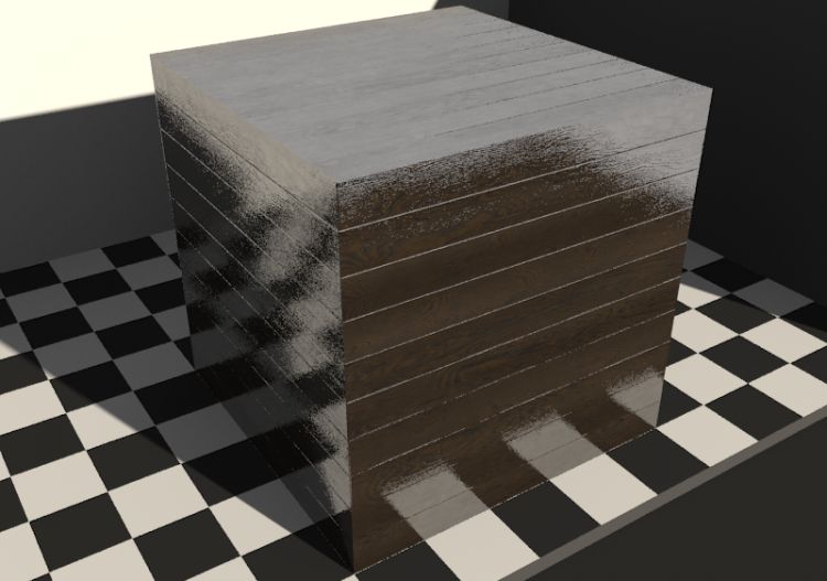 Wood Texture - Wengé VR - ACCA software