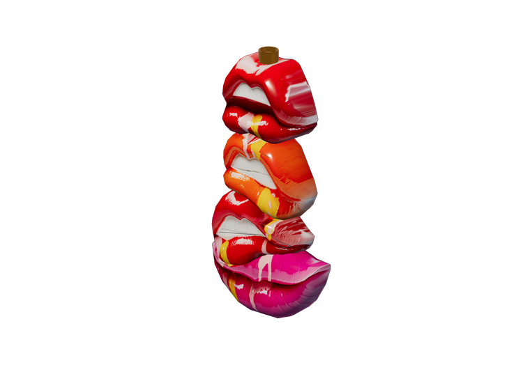 Accessori 3D - Portacandele in ceramica - Kare - Lips -... Accessori 3D - Portacandele in ceramica - Kare - Lips -...
