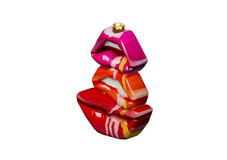 Accessori 3D - Portacandele in ceramica - Kare - Lips -... Accessori 3D - Portacandele in ceramica - Kare - Lips -...