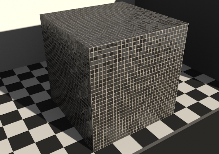 Mosaic Texture - Vertical Cladding tiles - ACCA software