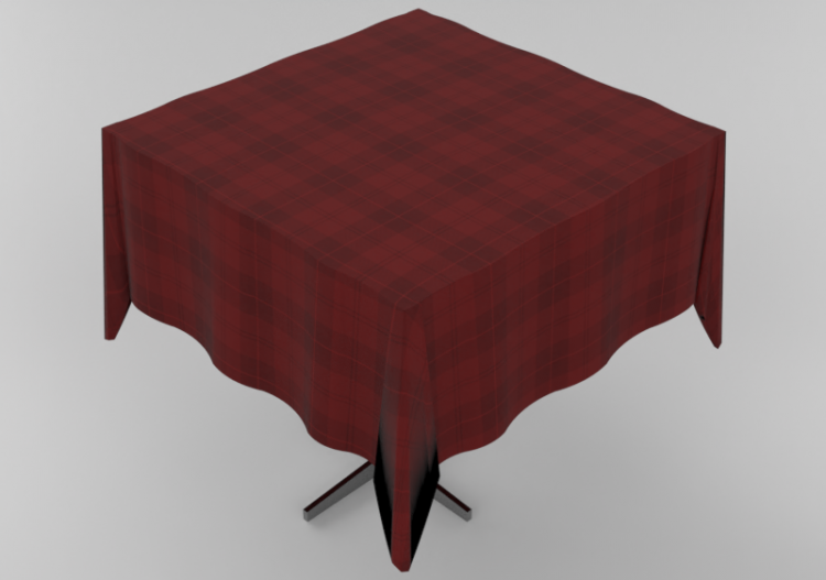 Mesitas 3D - Mesa con toallas - ACCA software