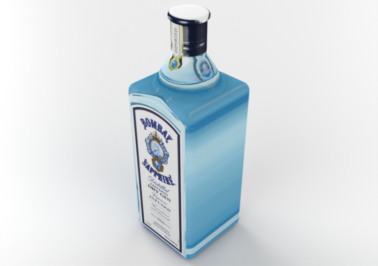 Accesorios 3D - Ginevra Bombay Sapphire - ACCA software