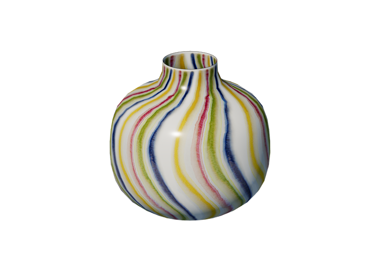 Vasi e Ceramiche 3D - Vaso in ceramica - Kare - Rivers -... Vasi e Ceramiche 3D - Vaso in ceramica - Kare - Rivers -...