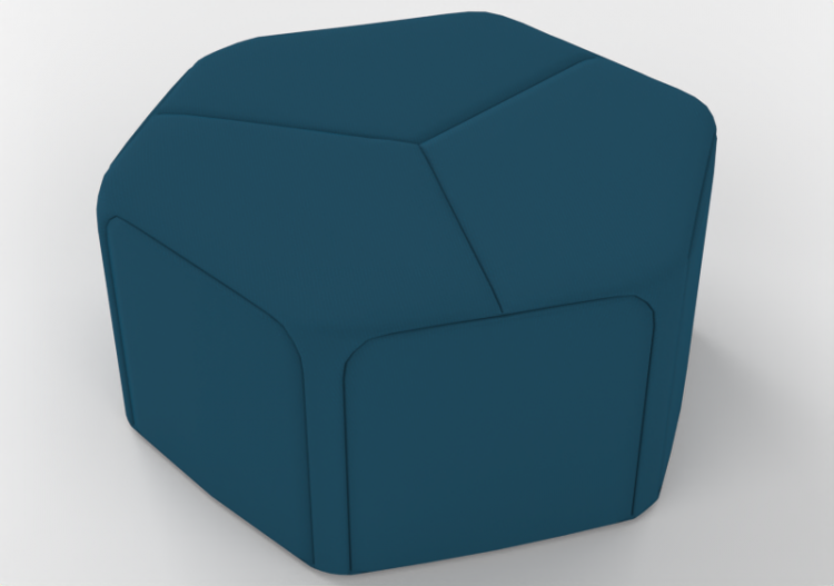 3D Sofa - Pouf - ACCA software