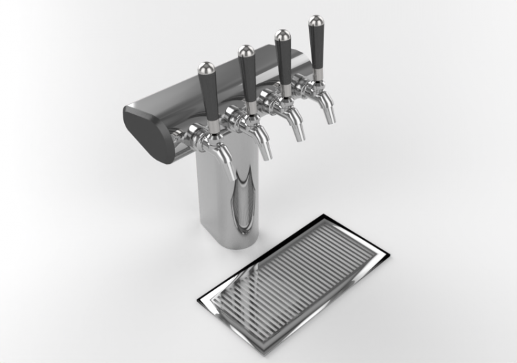 Acessórios 3D - Coluna de cerveja - ACCA software