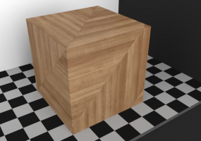 Parquet Texture - Cherry 02 (Hungarian Point)