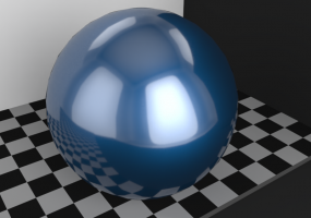 Textura metal - Azul señal