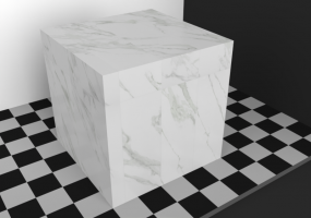 White Calacatta 120x30 layed aligned
