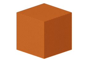 Textura vime - Castanho laranja
