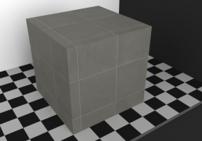 Flooring Textures - Anthracite gray stoneware 45x45 layed aligned