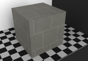 Flooring Textures - Anthracite gray stoneware 45x45 layed staggered