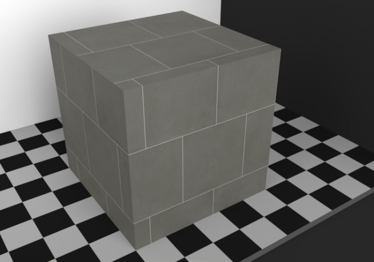 Flooring Textures - Anthracite gray stoneware 45x45 layed...