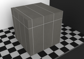Textura pavimentos - Grés cinzento antracite 120x30 alinhada