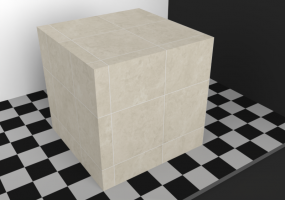 Flooring Textures - Ivory stoneware 45x45 layed aligned