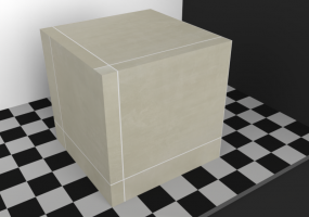 Texturen Fußböden - Steinzeug beige 90x90 Kreuzverband