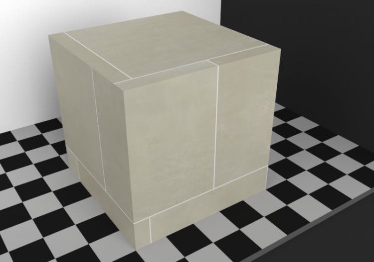 Texturen Fußböden - Steinzeug beige 90x90 Verbandverlegung...
