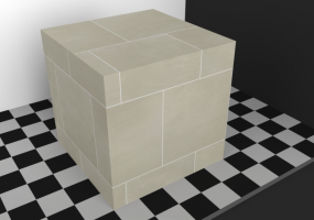 Flooring Textures - Beige Gres 60x60 staggered