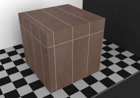 Flooring Textures - Brown Stoneware 120x30 layed aligned