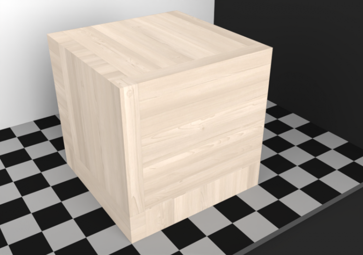 Parquet Texture - Silver fir (mosaic) - ACCA software