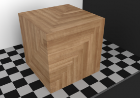Parquet Texture - Cherry 02 (Herringbone Pattern)