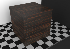 Parquet Texture - Ebony (Ship's deck laying)