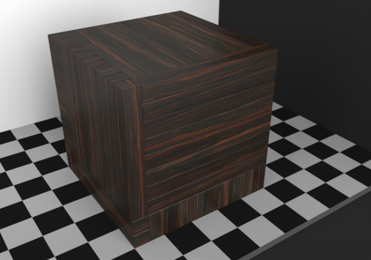Parquet Texture - Ebony (mosaic) - ACCA software