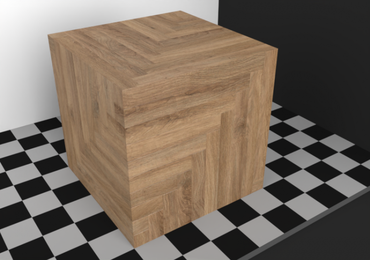 Parquet Texture - Oak wood 03 (Herringbone Pattern) - ACCA...