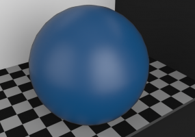 Plastic Texture - Signal Blue