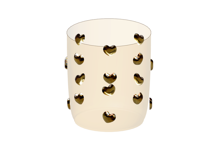 Accessori 3D - Bicchiere in vetro - Kare - Party Hearts -... Accessori 3D - Bicchiere in vetro - Kare - Party Hearts -...