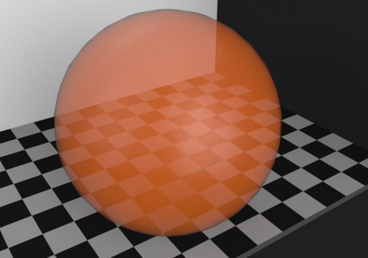 Texture plastique - Orangé pastel - ACCA software